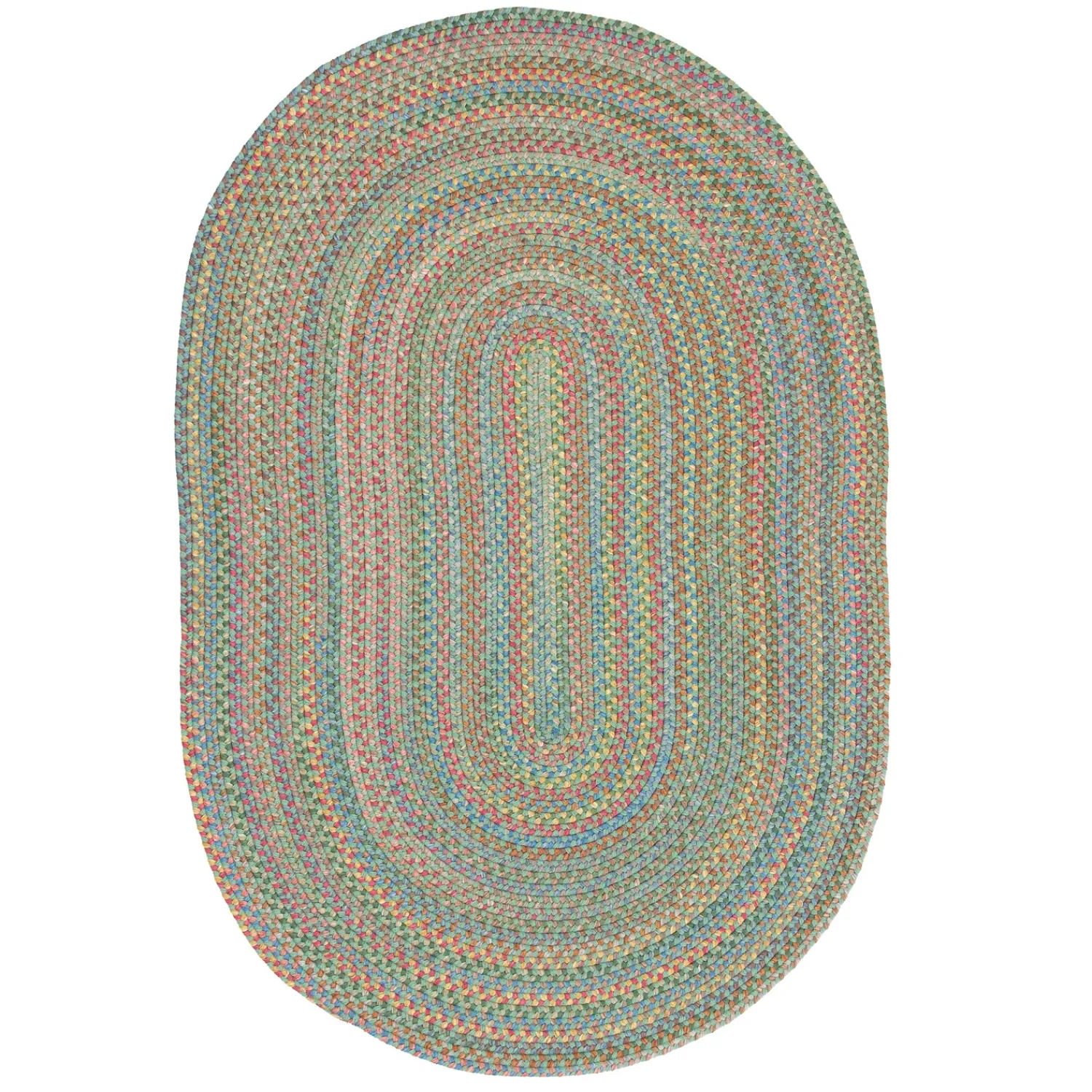Plow & Hearth Area Rugs>Afton Mountain Indoor/Outdoor Polypropylene Braided Rug, 4' x 6'