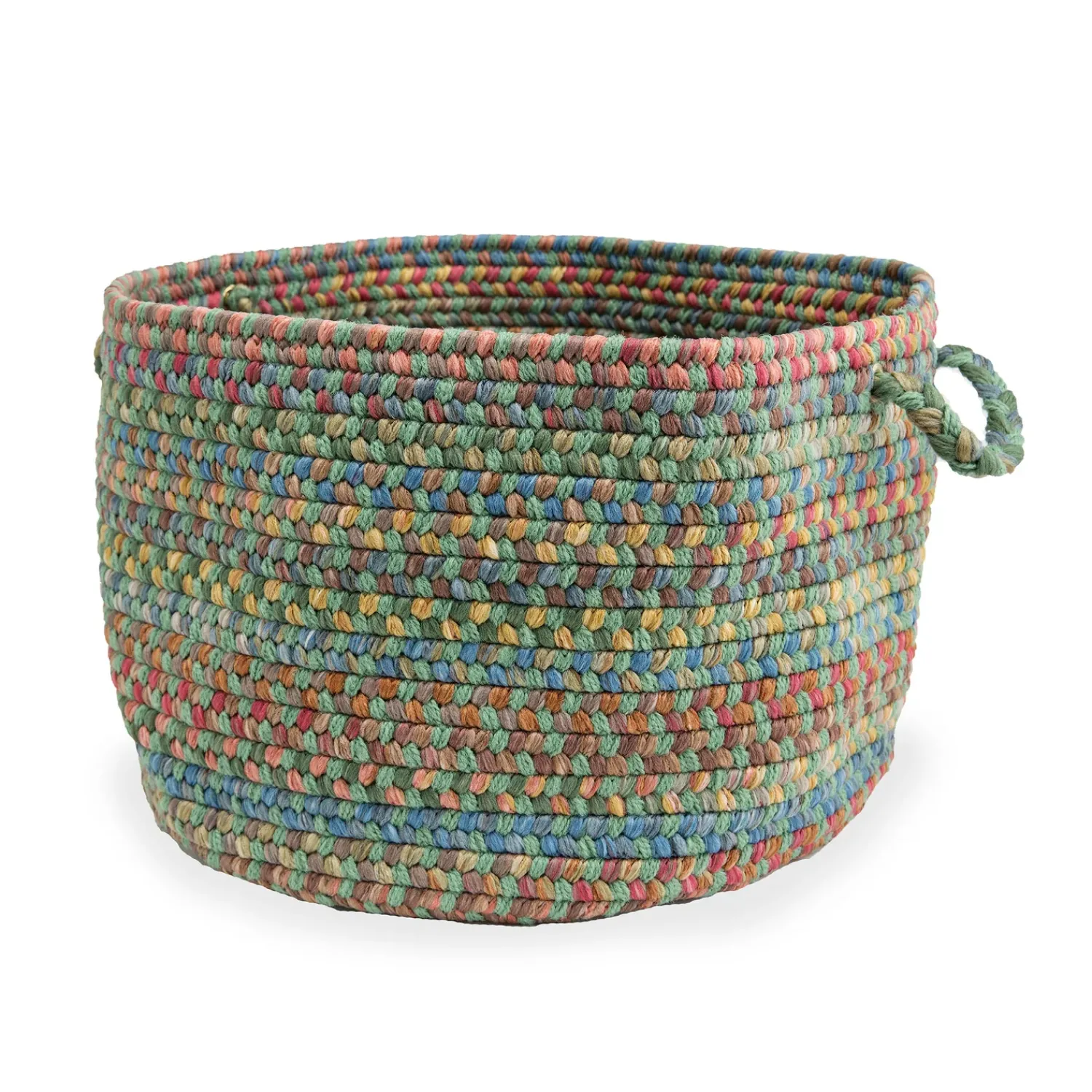Plow & Hearth Chests & Storage Cabinets|Canisters & Storage>Afton Mountain Indoor/Outdoor Polypropylene Braided Basket with Handles