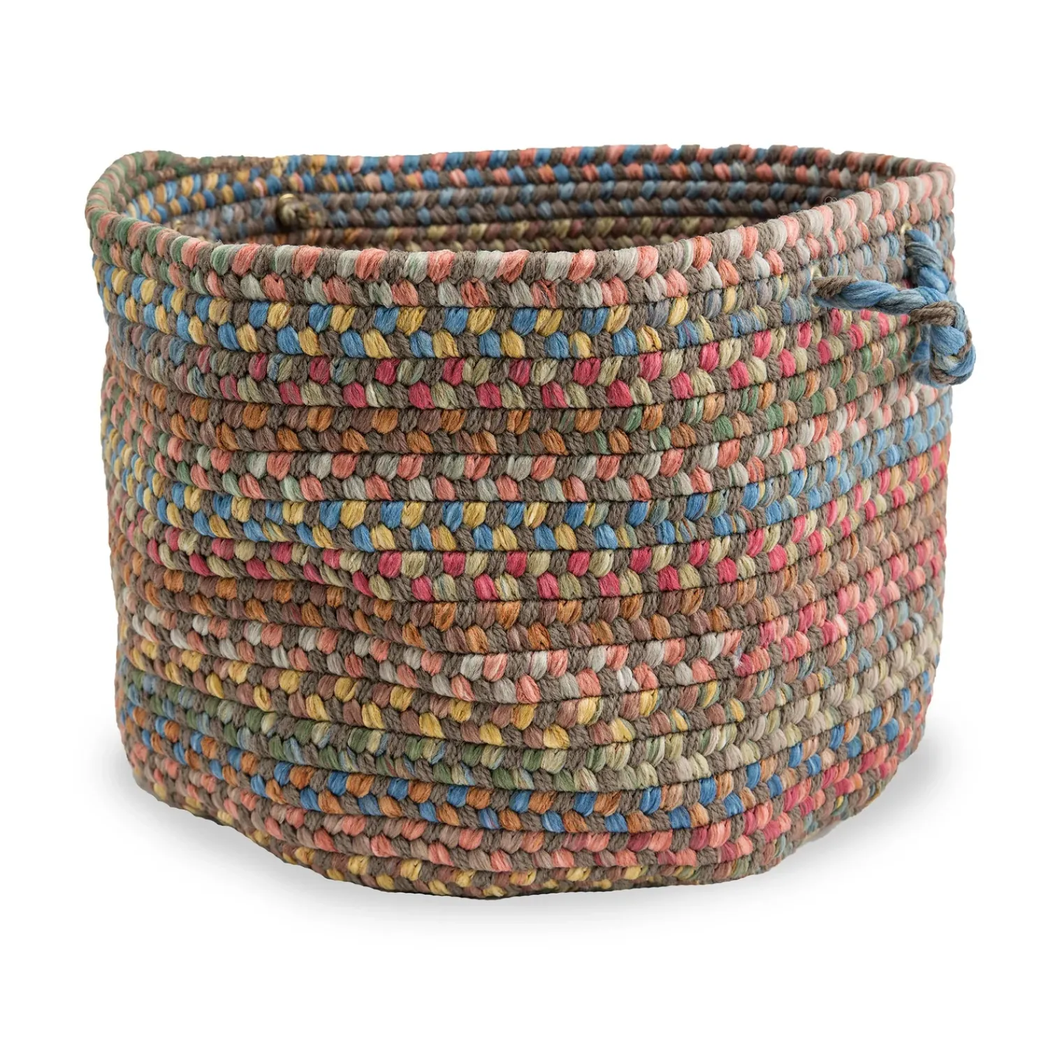 Plow & Hearth Chests & Storage Cabinets|Canisters & Storage>Afton Mountain Indoor/Outdoor Polypropylene Braided Basket with Handles