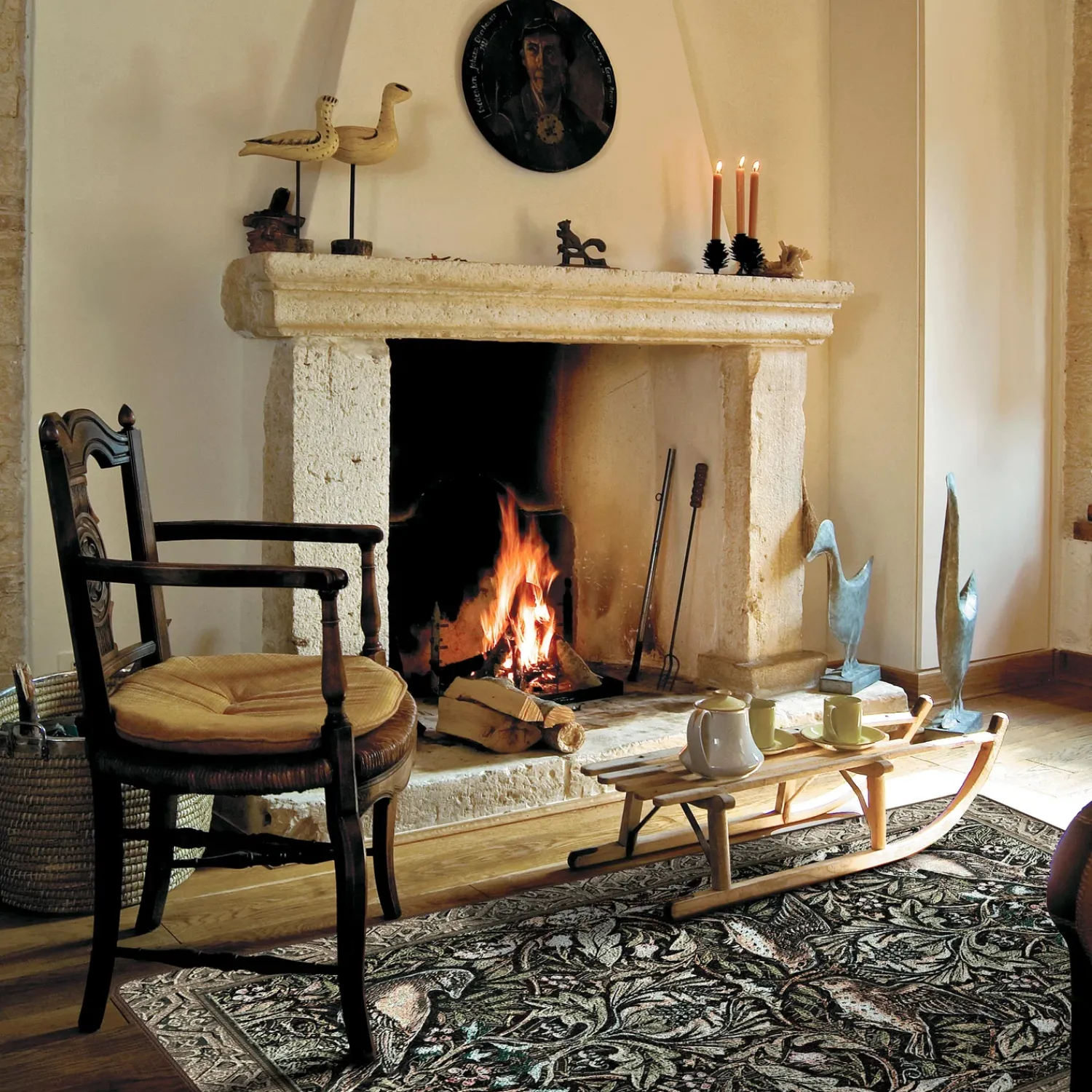 Plow & Hearth Area Rugs>Aidan EnduraStran® Rug, 5'4" x 7'8" Gold