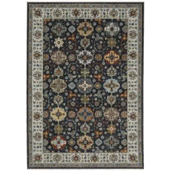 Plow & Hearth Area Rugs>Alexandria Traditional Polyester Rug, 3' x 5'