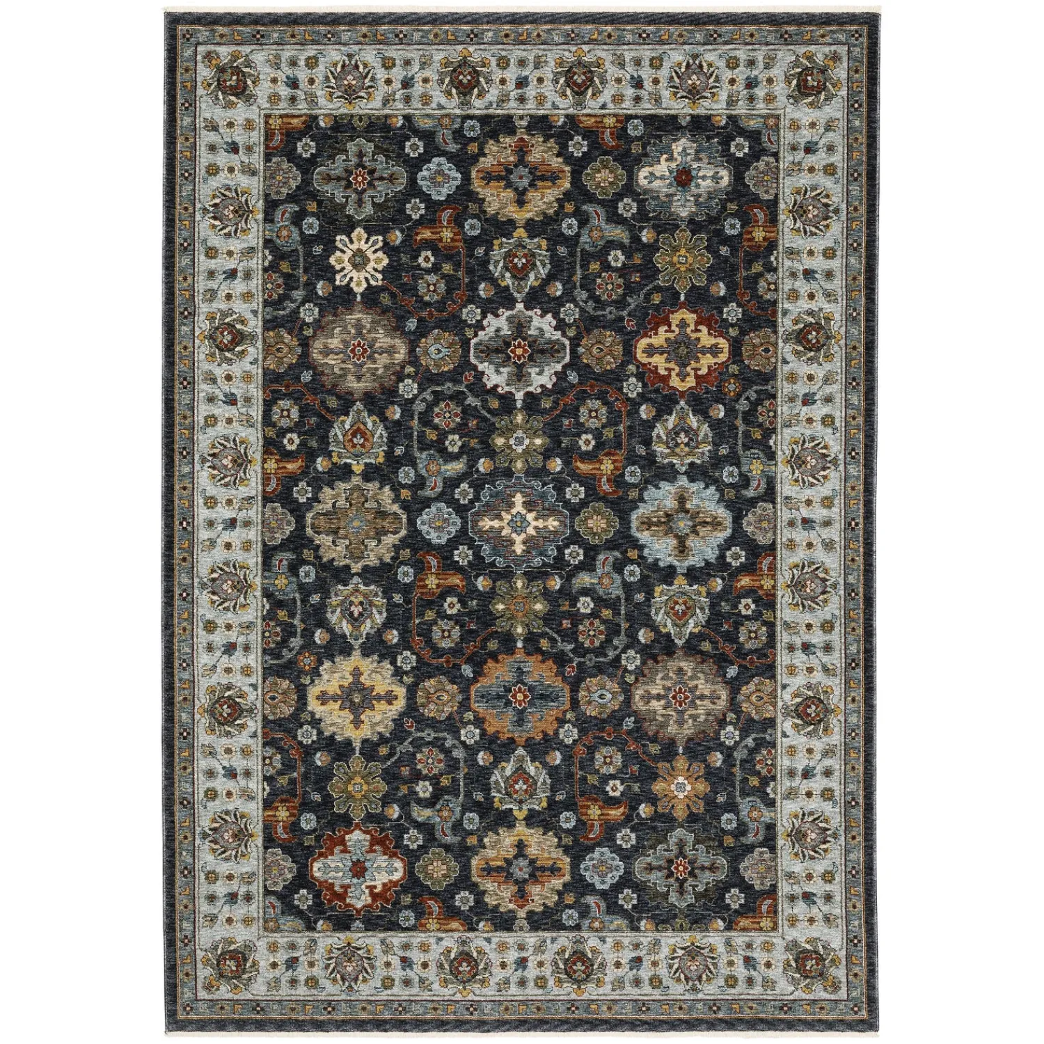 Plow & Hearth Area Rugs>Alexandria Traditional Polyester Rug, 3' x 5'