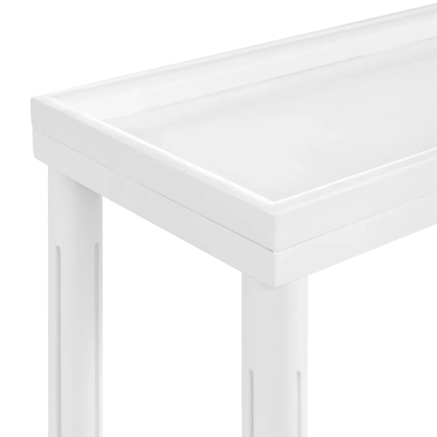 Plow & Hearth Accent Tables>Allison Slim Wood Side Tables, Set of 2