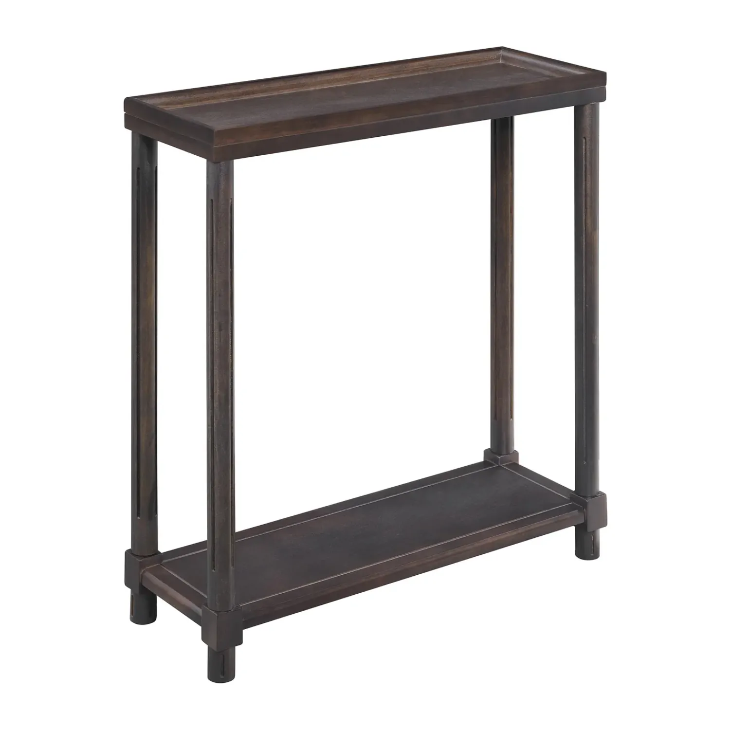 Plow & Hearth Accent Tables>Allison Slim Wood Side Tables, Set of 2