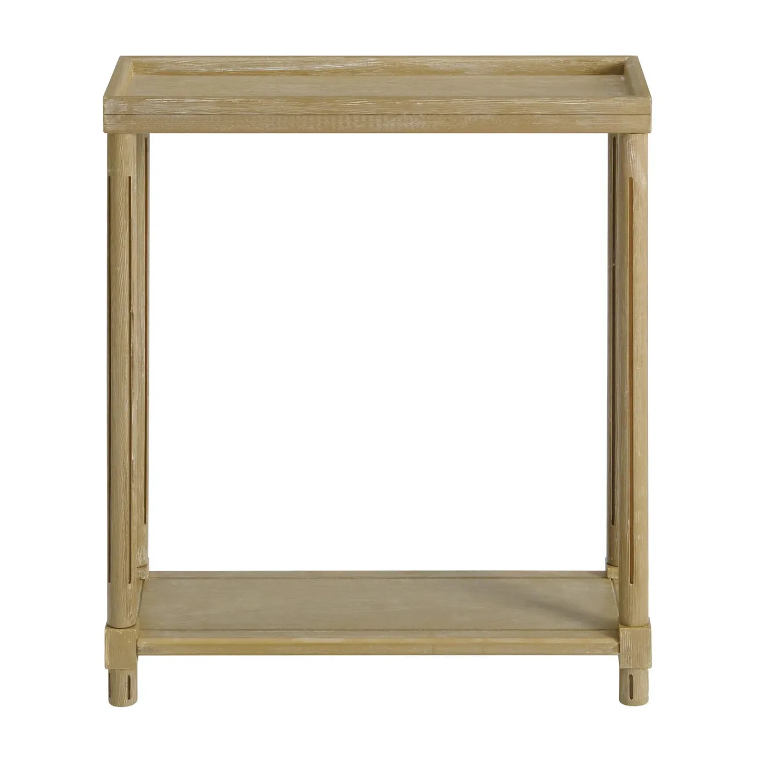 Plow & Hearth Accent Tables>Allison Slim Wood Side Tables, Set of 2