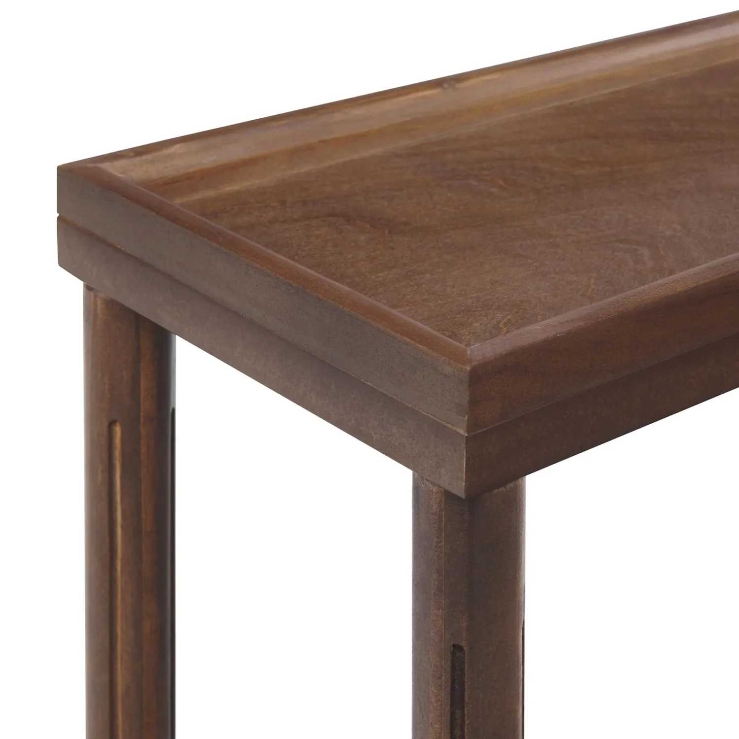 Plow & Hearth Accent Tables>Allison Slim Wood Side Tables, Set of 2