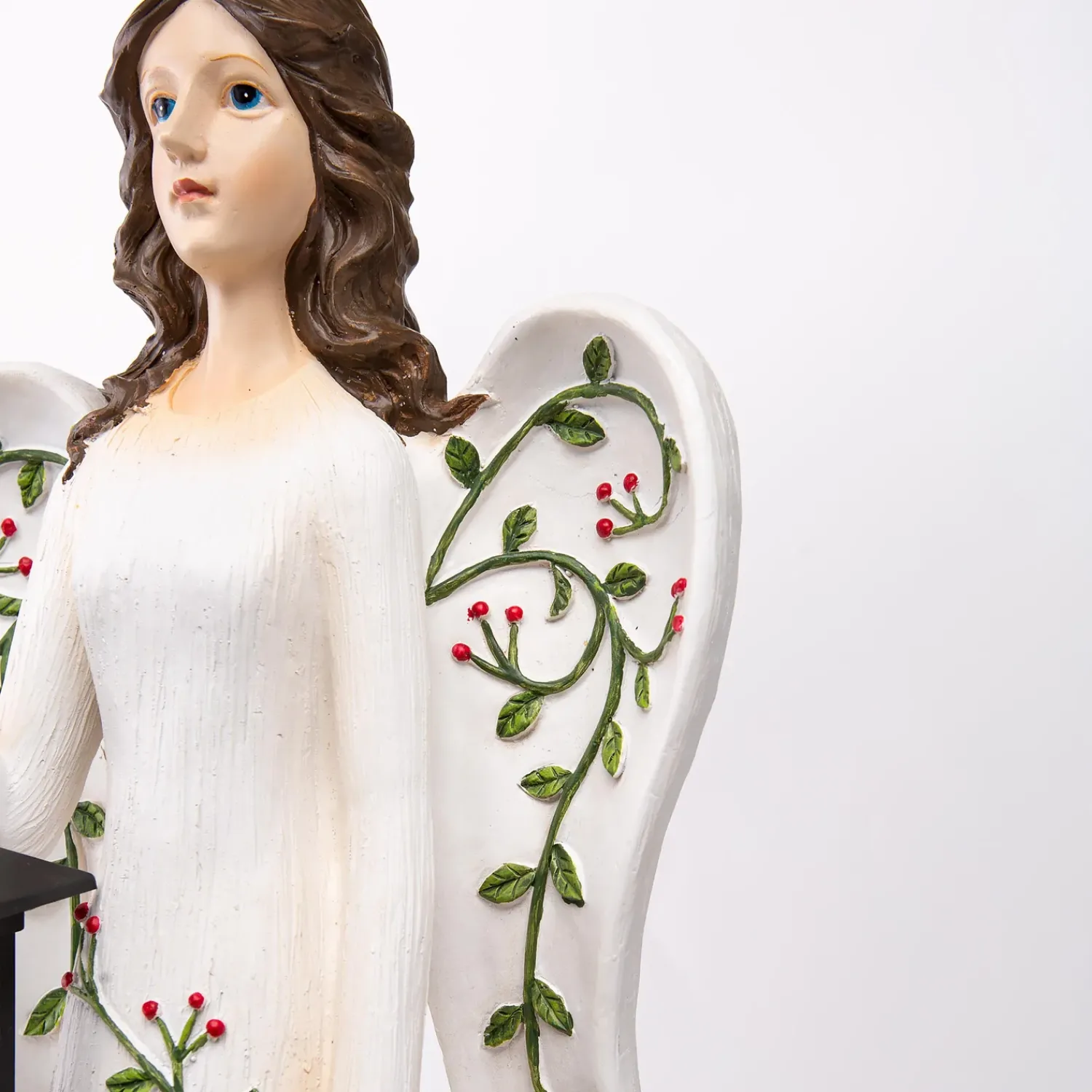 Plow & Hearth Garden Statues|Solar Accents>Angel Garden Statue with Solar Lantern