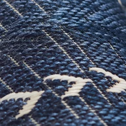 Plow & Hearth Area Rugs>Arabella Stripe Polypropylene Rug, 3'3" x 5' Navy