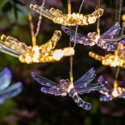 Plow & Hearth String Lights>Battery-Operated Dragonfly String Lights