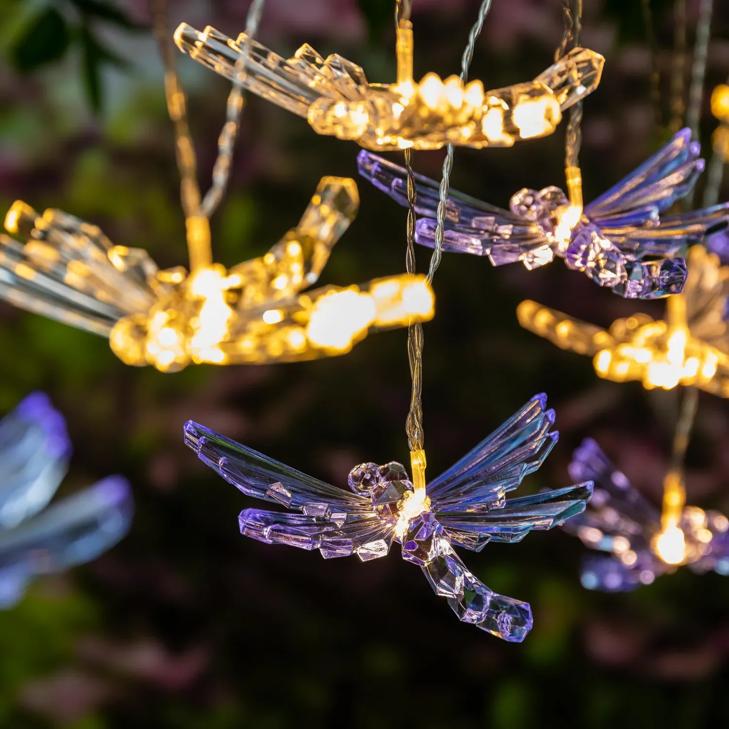 Plow & Hearth String Lights>Battery-Operated Dragonfly String Lights