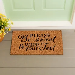 Plow & Hearth Coir Mats>Be Sweet Coir Mat