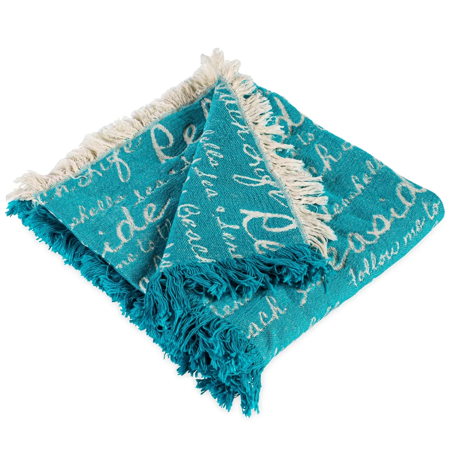 Plow & Hearth Throws & Blankets>Beach Life Damask Tapestry Throw