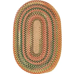 Plow & Hearth Area Rugs>Bear Creek Oval Braided Wool Blend Rug, 8' x 11'