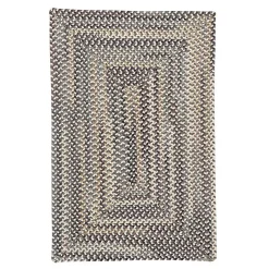 Plow & Hearth Area Rugs>Bear Creek Rectangular Braided Wool Blend Rug, 24"x 36"