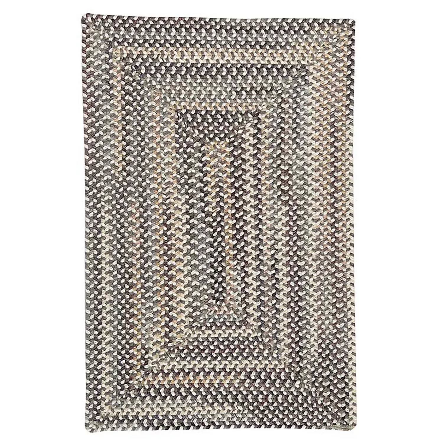 Plow & Hearth Area Rugs>Bear Creek Rectangular Braided Wool Blend Rug, 24"x 36"