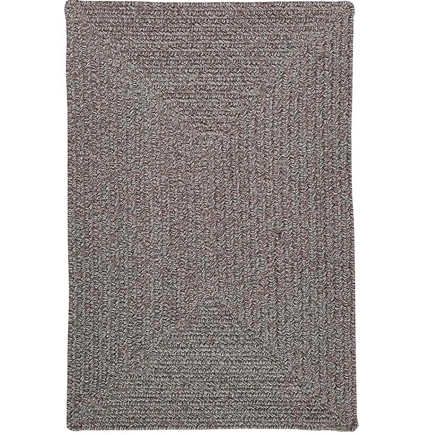 Plow & Hearth Area Rugs>Bear Creek Rectangular Braided Wool Blend Rug, 24"x 36"