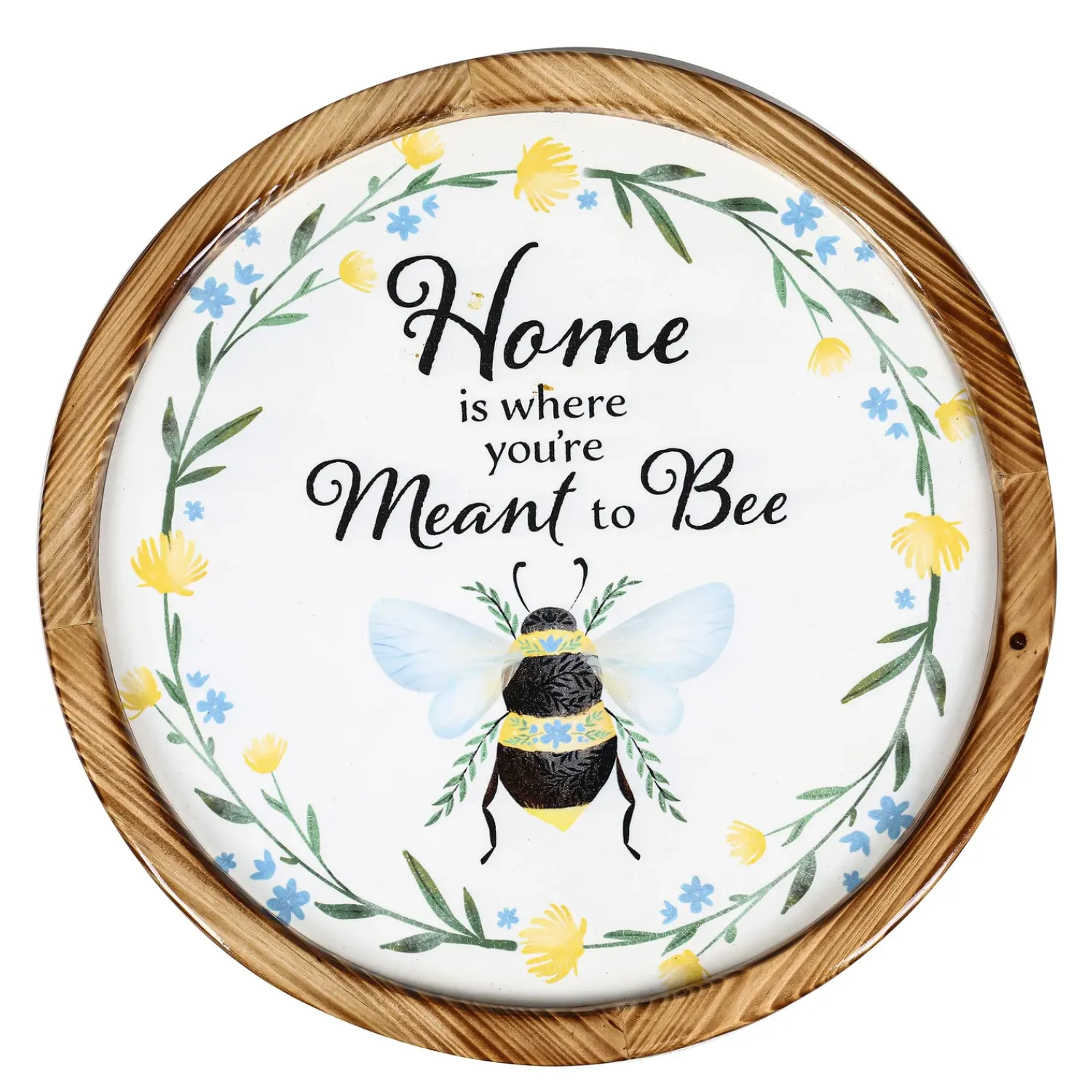 Plow & Hearth Serveware>Bee and Florals Lazy Susan