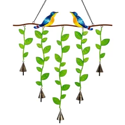 Plow & Hearth Wind Chimes & Mobiles>Bird on Branch Wind Chime
