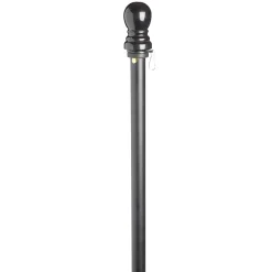 Plow & Hearth Flag Accessories>Black Metal House Flag Pole