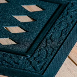 Plow & Hearth Interchangeable Mats>Black Scroll Sassafras Mat Tray