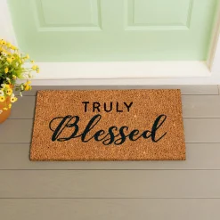 Plow & Hearth Coir Mats>Blessed Coir Mat