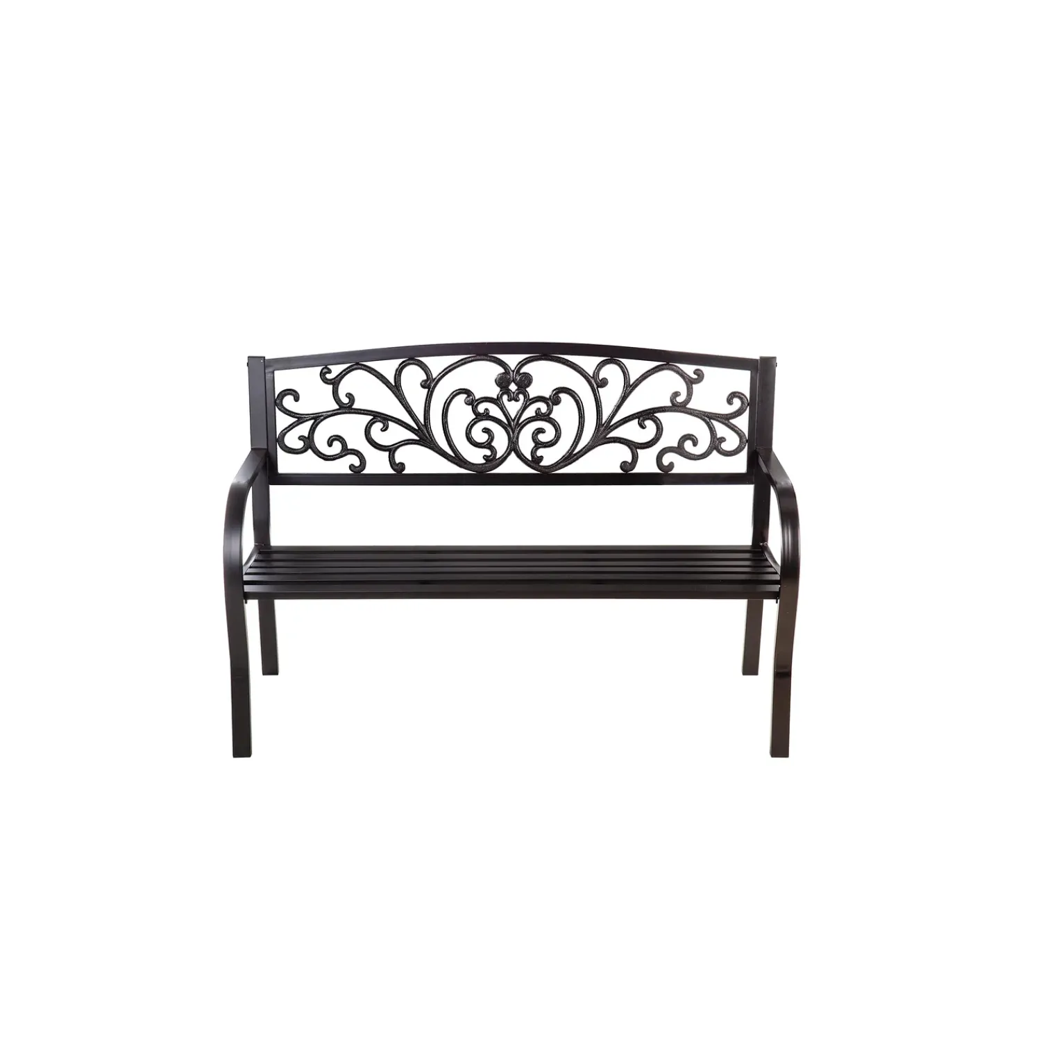 Plow & Hearth Outdoor Benches>Blooming Metal Garden Bench
