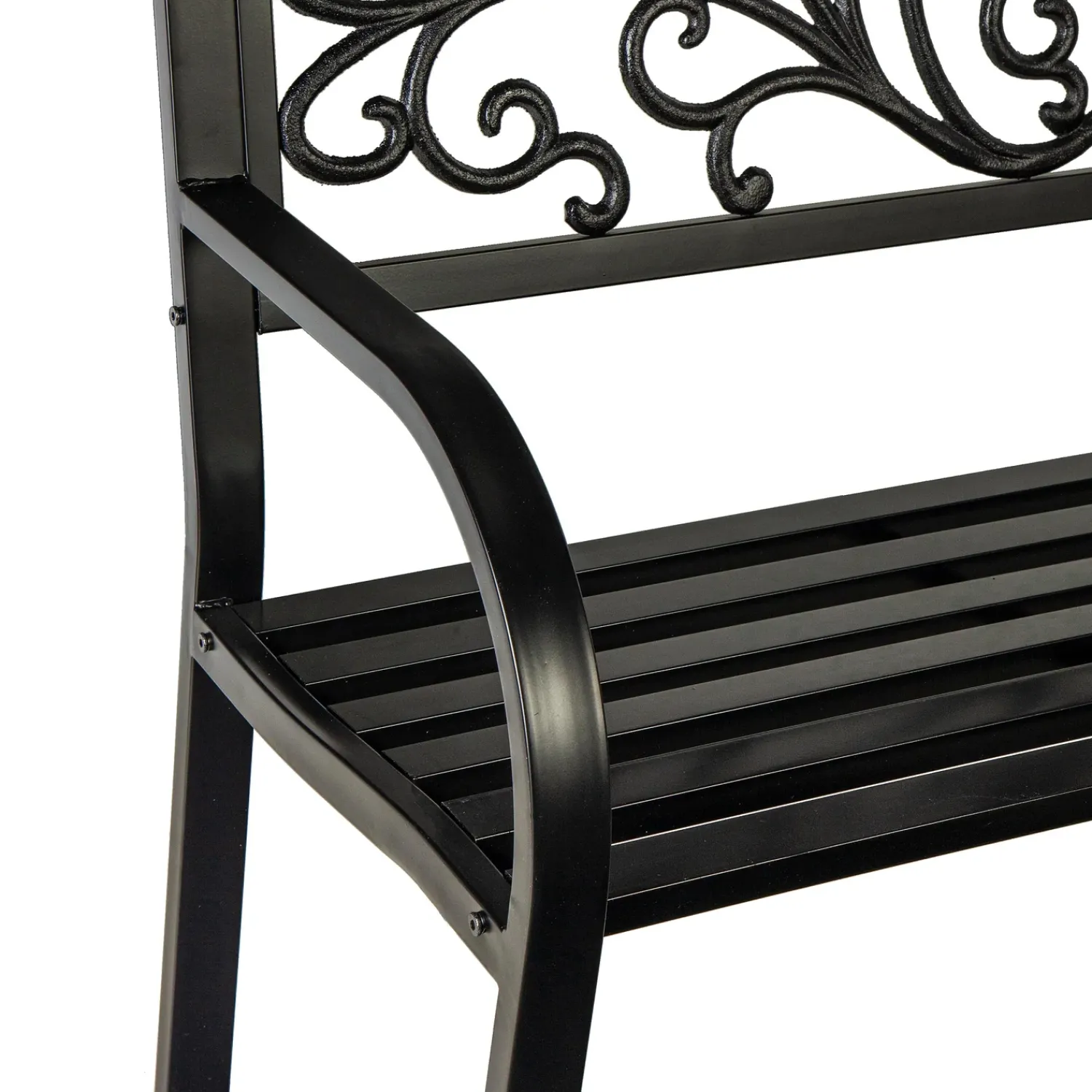 Plow & Hearth Outdoor Benches>Blooming Metal Garden Bench