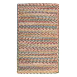 Plow & Hearth Area Rugs|Hearth Rugs>Blue Ridge Rectangle Wool Braided Rug, 2' x 3'