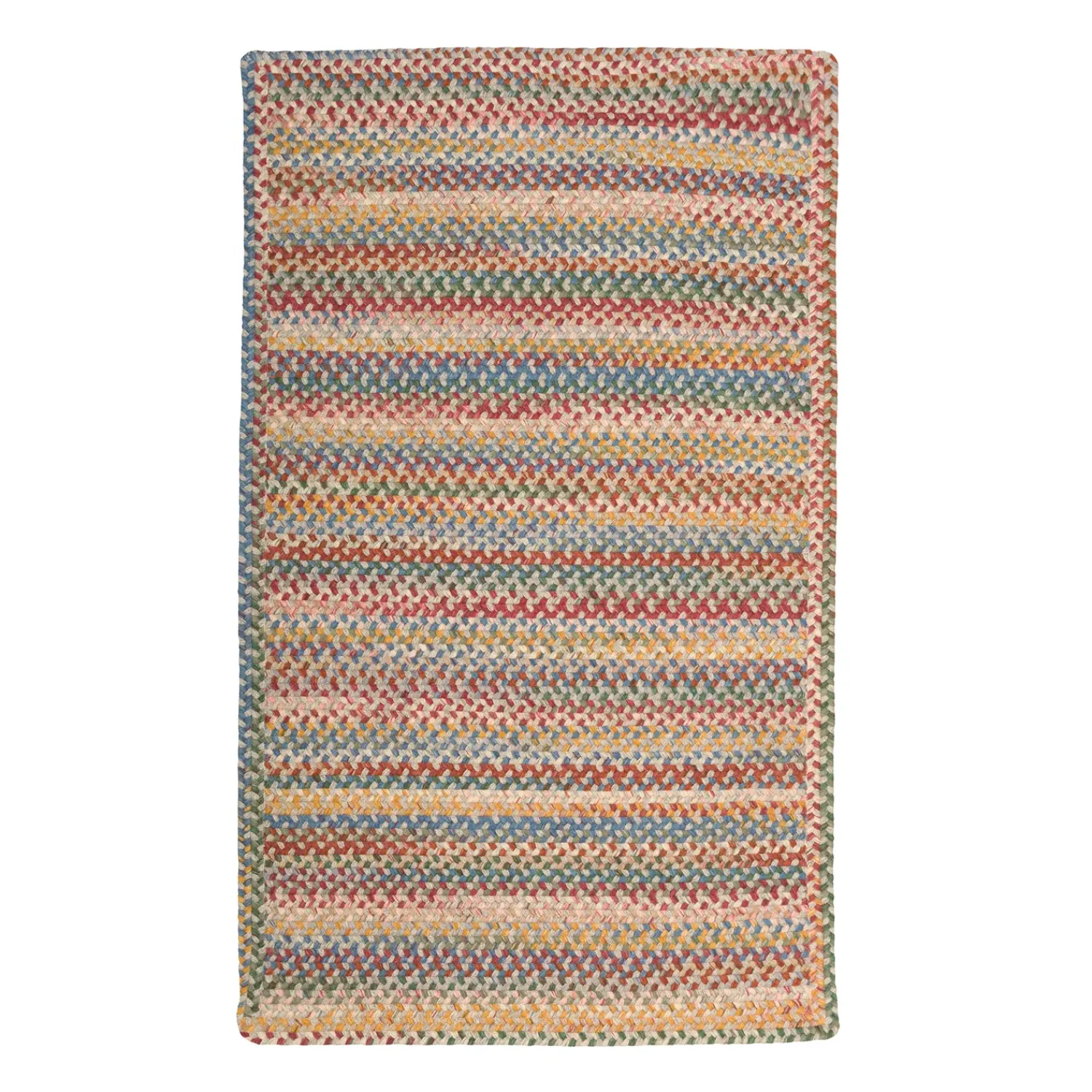 Plow & Hearth Area Rugs>Blue Ridge Rectangle Wool Braided Rug, 3' x 5'