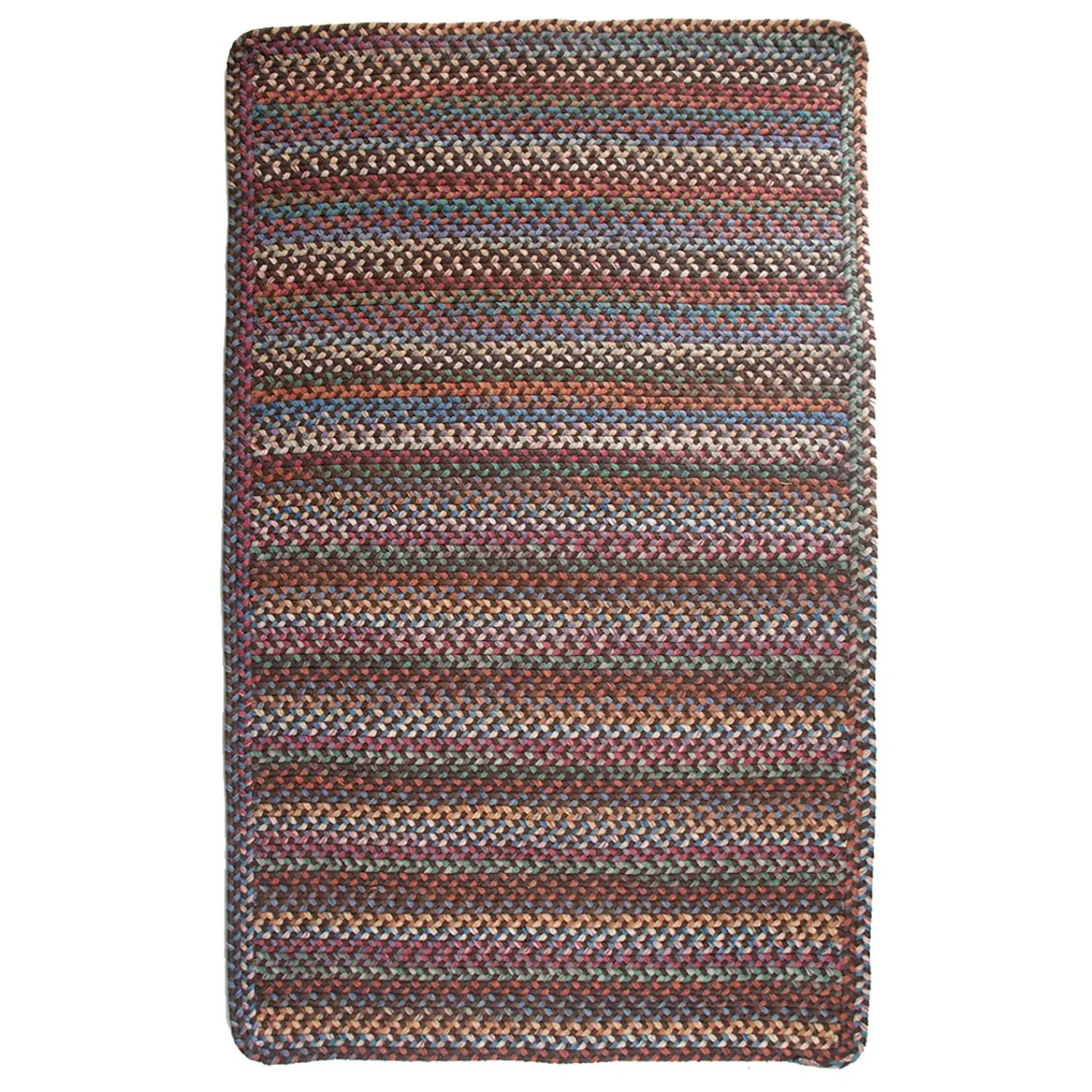 Plow & Hearth Area Rugs>Blue Ridge Rectangle Wool Braided Rug, 5' x 8'