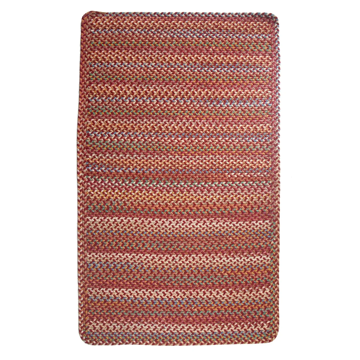 Plow & Hearth Area Rugs>Blue Ridge Rectangle Wool Braided Rug, 5' x 8'