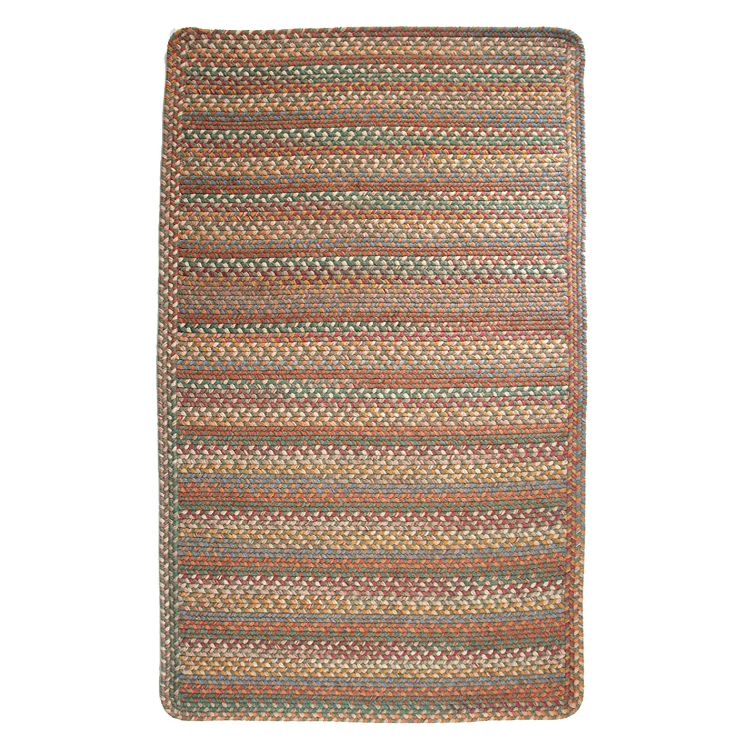 Plow & Hearth Area Rugs>Blue Ridge Rectangle Wool Braided Rug, 8' sq.