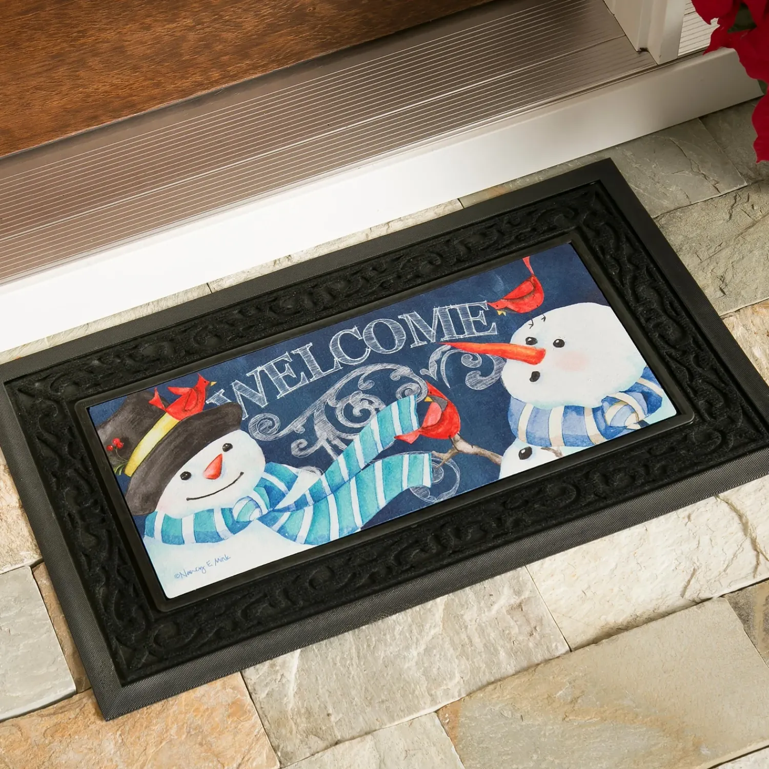 Plow & Hearth Interchangeable Mats>Bold and Bright Four Season Sassafras Mat Set