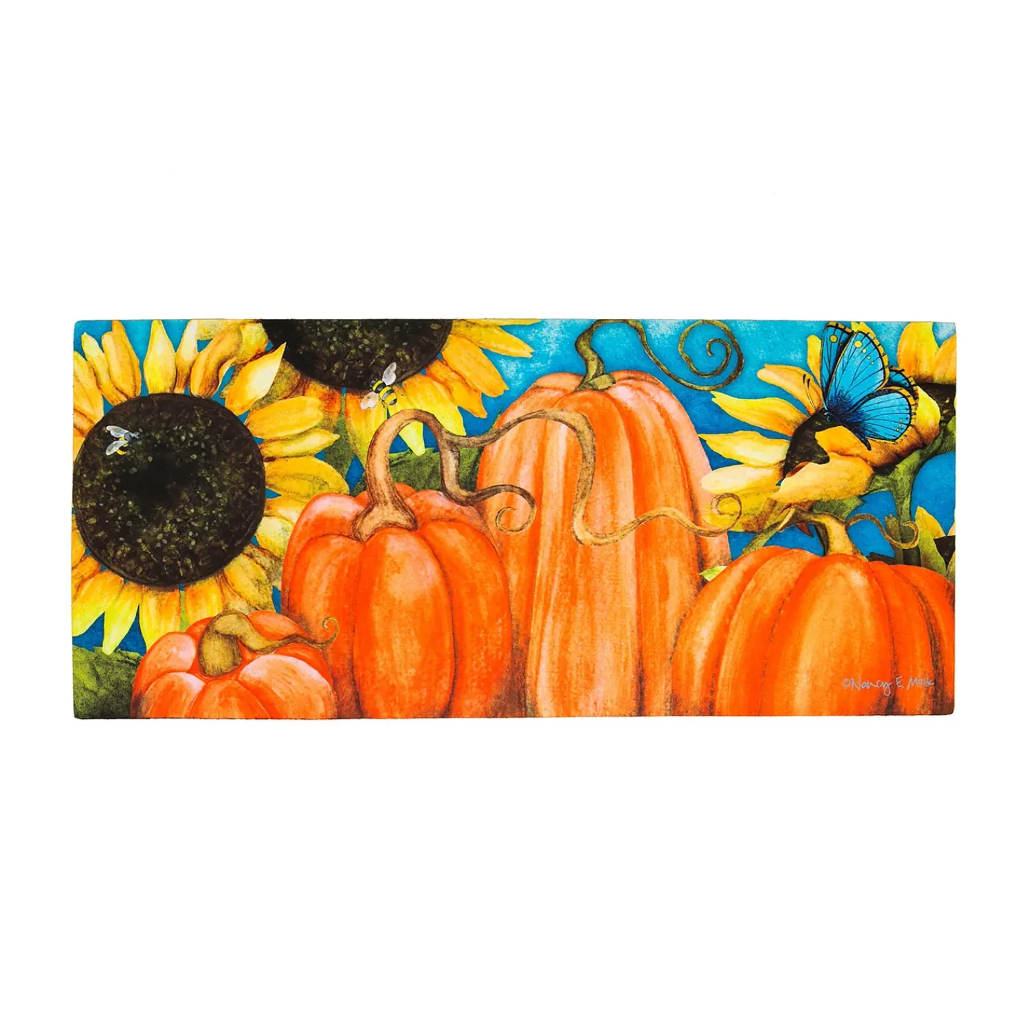 Plow & Hearth Interchangeable Mats>Bold and Bright Four Season Sassafras Mat Set