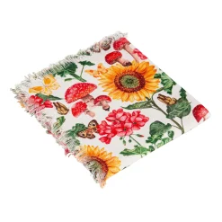 Plow & Hearth Throws & Blankets>Botanicals and Butterflies Throw