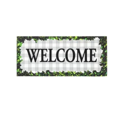 Plow & Hearth Interchangeable Mats>Boxwood Framed Plaid Sassafras Switch Mat