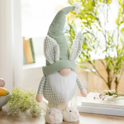 Plow & Hearth Decorative Accents>Bunny Gnome Fabric Table Decor, 19"H