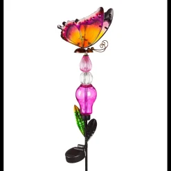Plow & Hearth Garden Stakes>Butterfly Solar Garden Stake