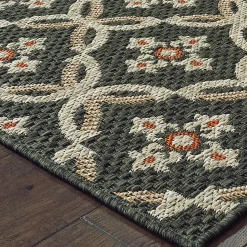 Plow & Hearth Area Rugs>Cambridge Meadow Indoor/Outdoor Rug, 3'3" x 5' Mushroom