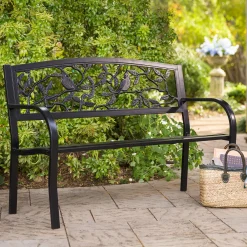 Plow & Hearth Outdoor Benches>Cardinals Metal Garden Bench