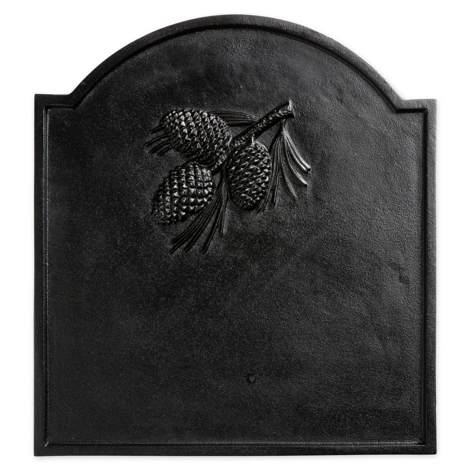 Plow & Hearth Fireplace Grates & Firebacks>Cast Iron Fireback with Pine Cone Design