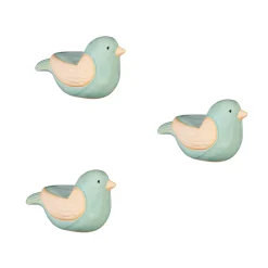 Plow & Hearth Planters & Plant Stands>Ceramic Bird Planter Feet, Set of 3