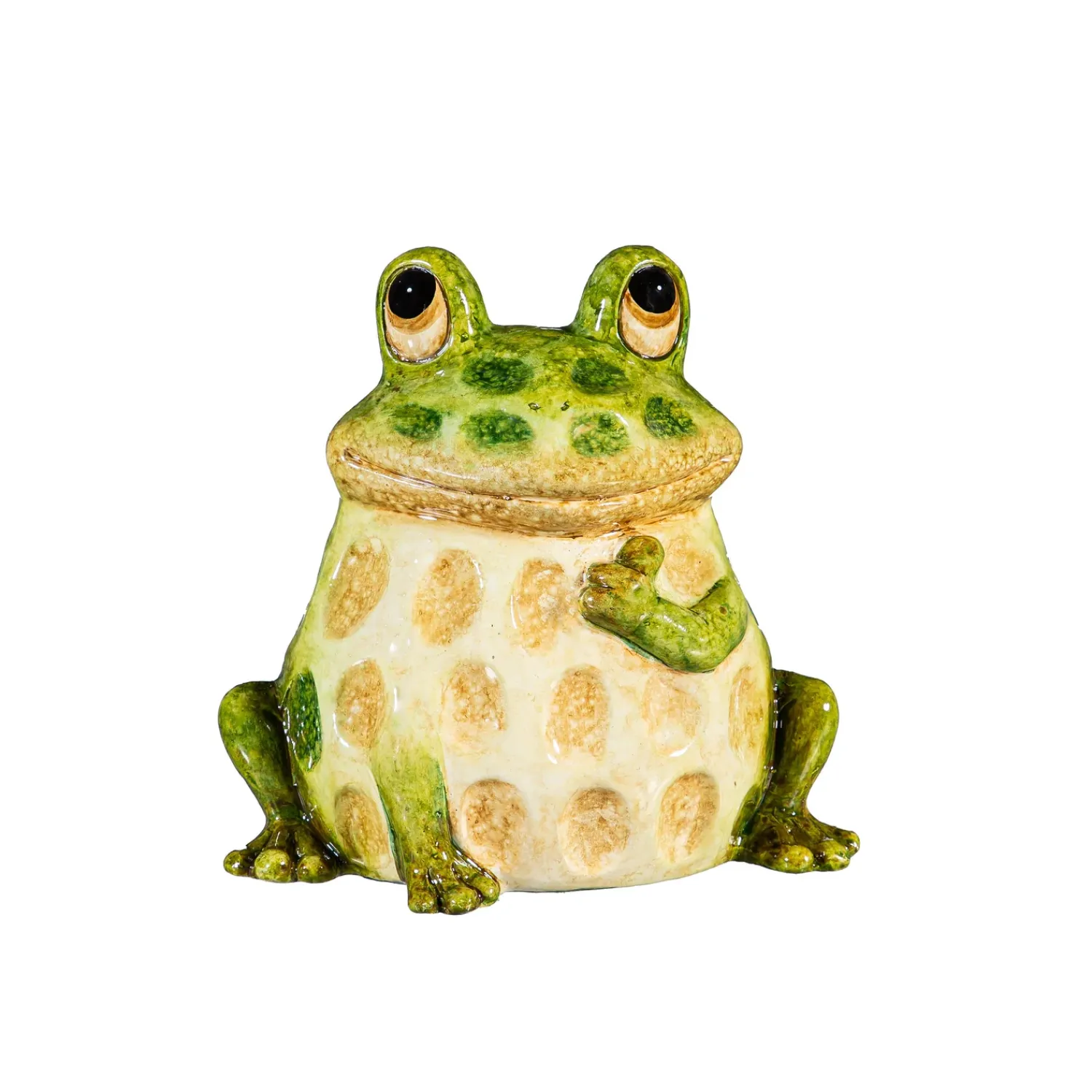 Plow & Hearth Garden Statues>Ceramic Frog Family Statue, Set of 3, 7"H