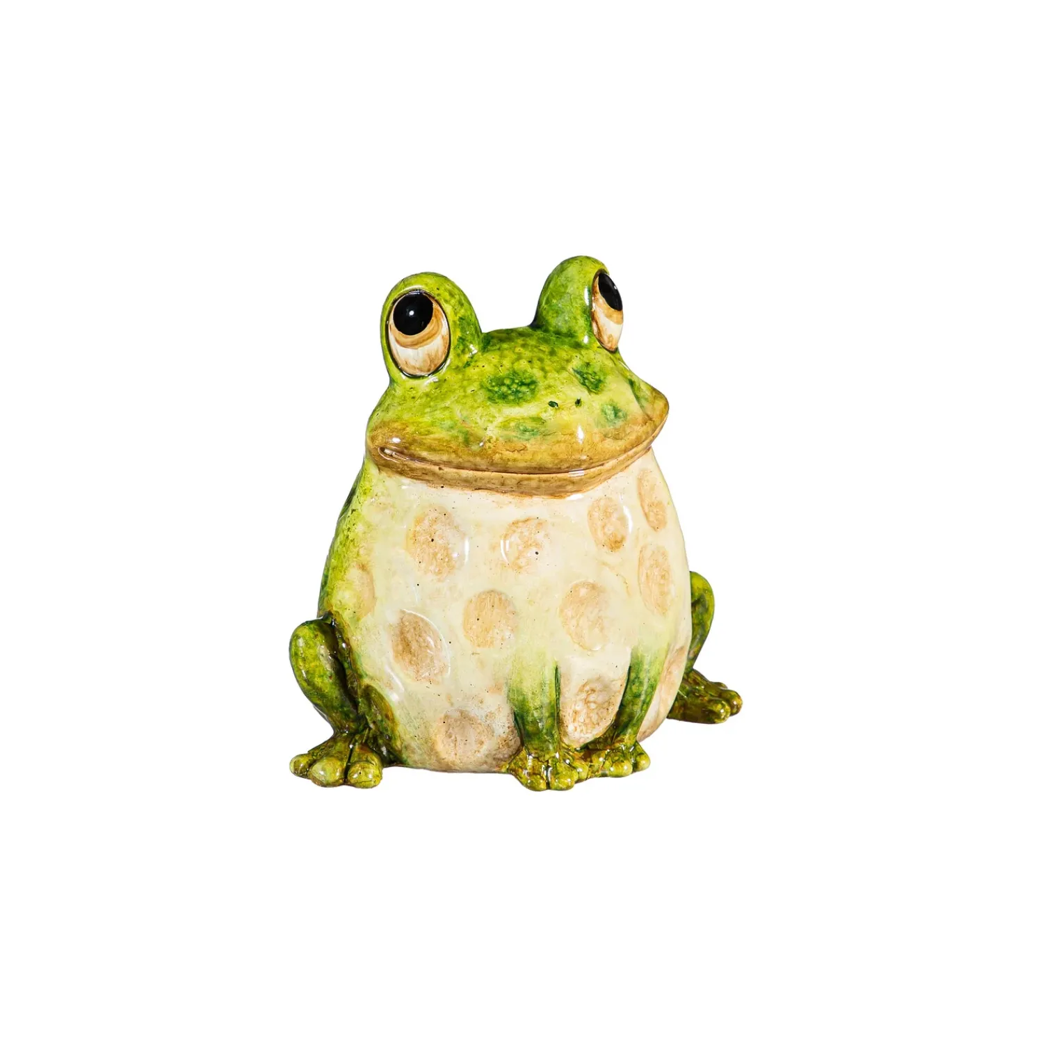 Plow & Hearth Garden Statues>Ceramic Frog Family Statue, Set of 3, 7"H