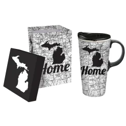 Plow & Hearth Travel Cups>Ceramic Perfect Cup, 17 oz., Michigan