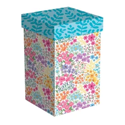 Plow & Hearth Travel Cups>Ceramic Perfect Travel Cup, 17 oz., w/ box, Multicolor Wildflowers