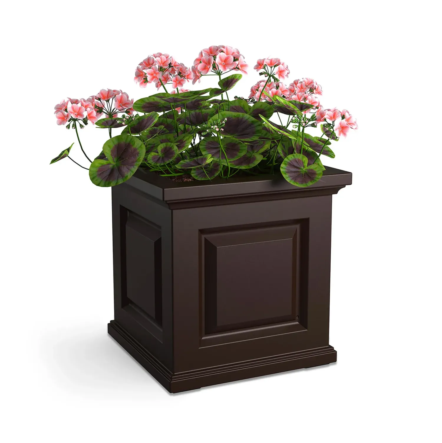 Plow & Hearth Planters & Plant Stands>Chadwick Self-Watering Planter, 16" sq.