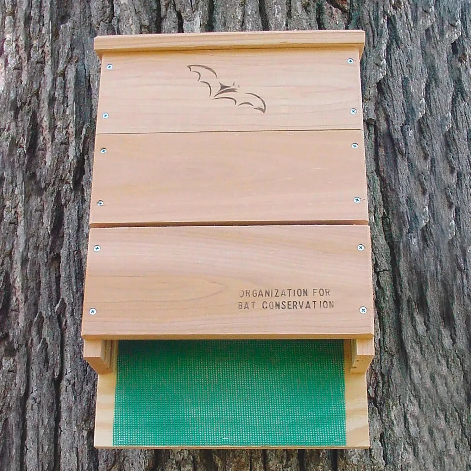 Plow & Hearth Wildlife Housing>3-Chamber Cedar and Plywood Bat House