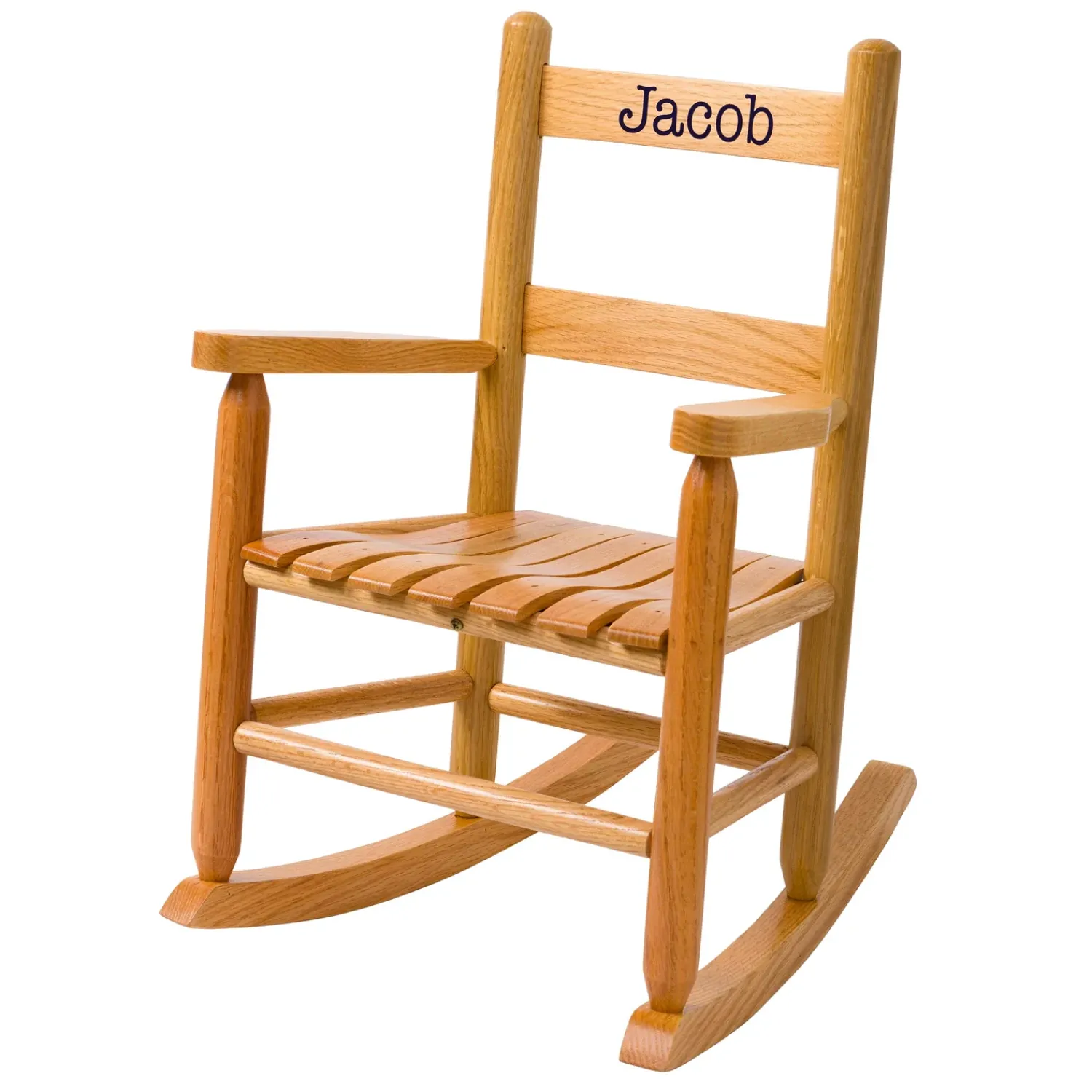 Plow & Hearth Chairs & Rockers|Rockers & Gliders>Child's Oak Ladderback Rocker