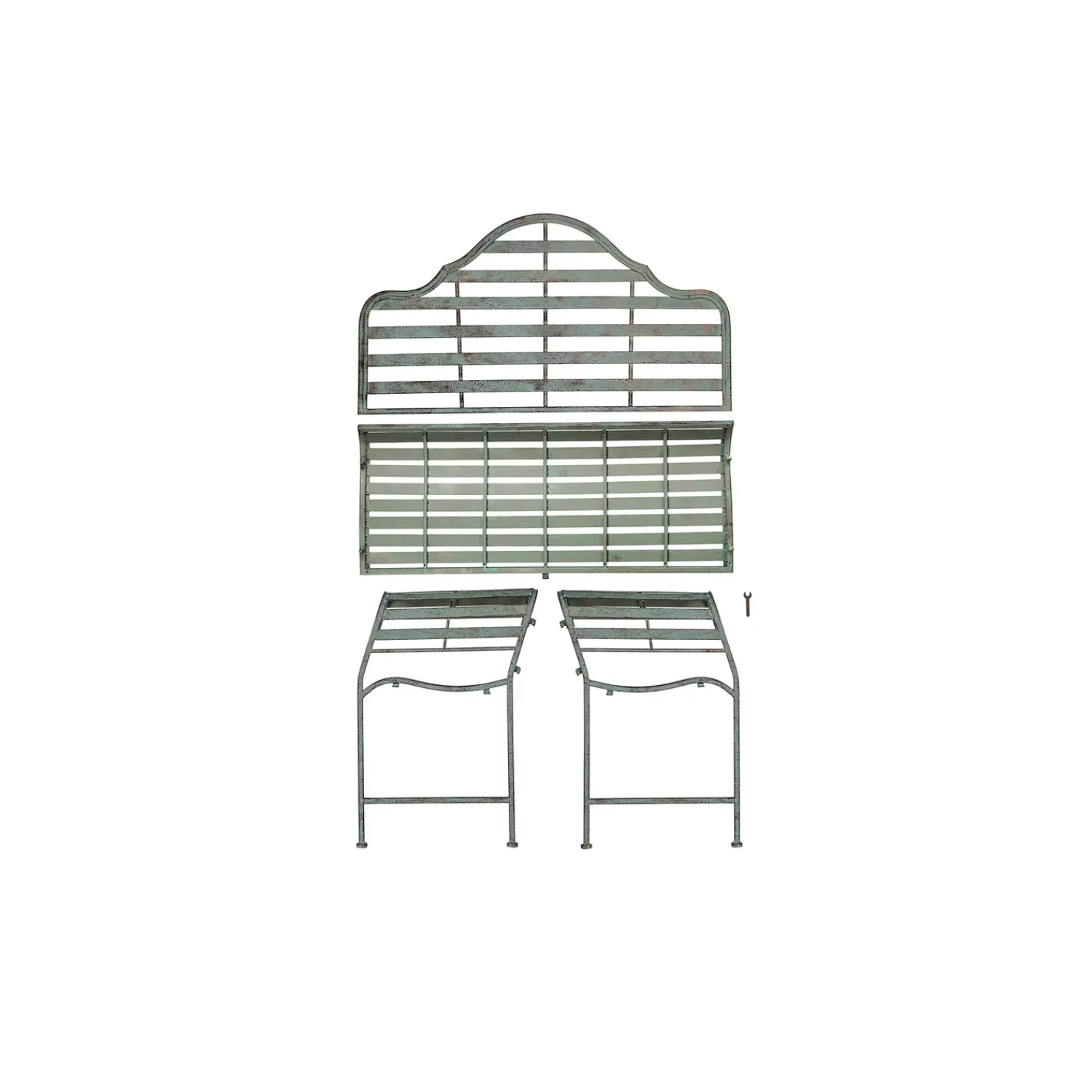 Plow & Hearth Outdoor Benches>Chippendale Style Metal Bench